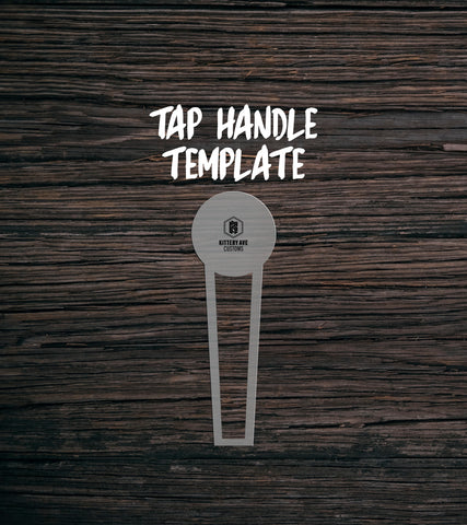 Beer Tap Handle Template | Clear Acrylic Router Template