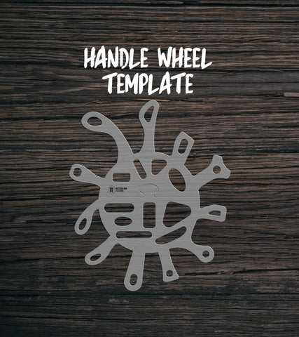Handle Wheel Template | Router Template | Charcuterie Board Handles