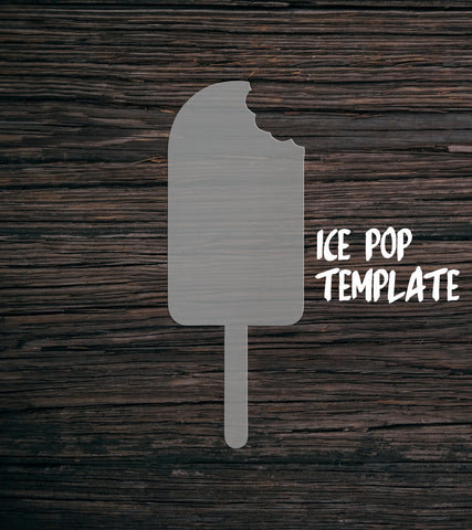 Ice Pop Charcuterie Board Template | Clear Acrylic Router Template