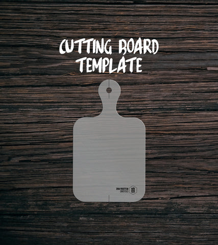 Simple Cutting Board Template | Clear Acrylic Router Templates