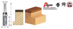 Amana Tool #45475-3DS Plunge Template Router Bit