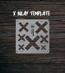 Dutchman/Key/Inlay & Corner Radius Template | Clear Acrylic Router Templates